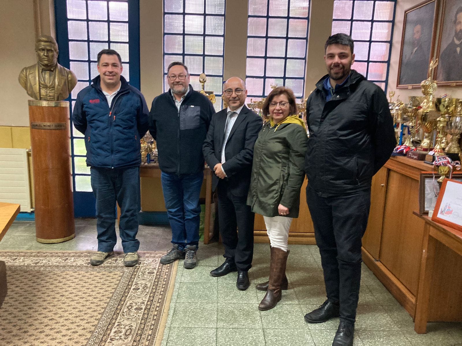 Visita de los ex alumnos