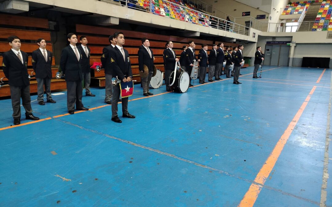 ¡Nuestra Banda de Guerra brilla en el Arena Puerto Montt!